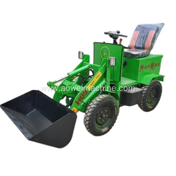 New Electric High Quality China Small Mini Skid Steer Loader 300kgs for Sale